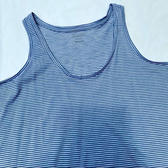 NWT Columbia tank top. Gray and white stripe. Size xl. - Picture 5 of 10